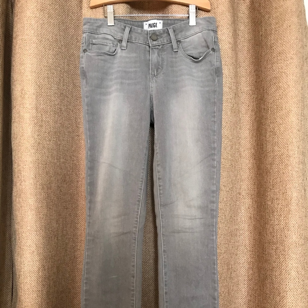 Grey Paige Skinny Jeans